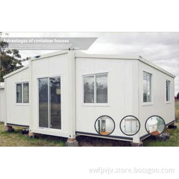 Living Combined Folding Container House , Decorative Portab